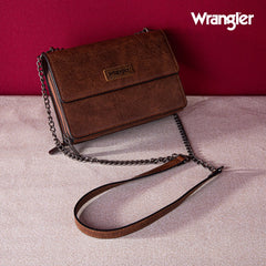 Wrangler Vintage Flap Crossbody Purse