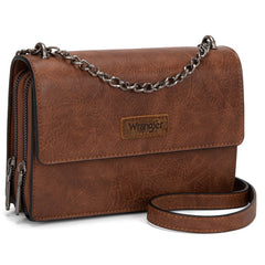Wrangler Vintage Flap Crossbody Purse