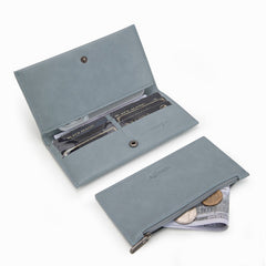 Wrangler Long Wallet with Detachable Zipper Pocket