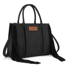 Wrangler Western Braided Fringe Tote Bag