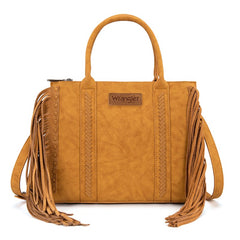 Wrangler Western Braided Fringe Tote Bag