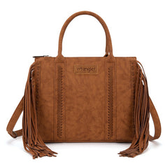 Wrangler Western Braided Fringe Tote Bag