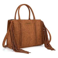 Wrangler Western Braided Fringe Tote Bag