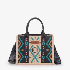 Wrangler Aztec Embroidered Whipstitch Tote Bag Set