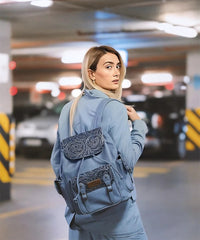 Wrangler Floral Tooled Vintage Backpack