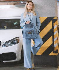 Wrangler Floral Tooled Vintage Backpack