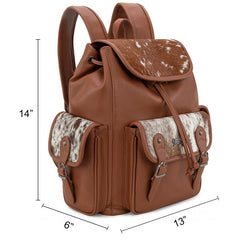 Wrangler Hair-on Cowhide Backpack