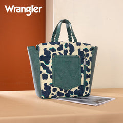 Wrangler Cow Print Concealed Carry Tote Bag