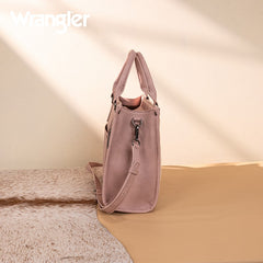 Wrangler Sherpa Aztec Canvas Concealed Tote Bag