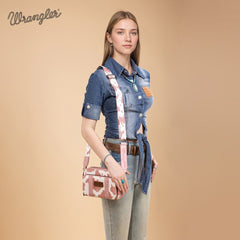 Wrangler Cow Print Crossbody Bag