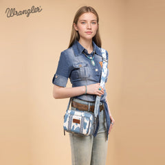 Wrangler Cow Print Crossbody Bag