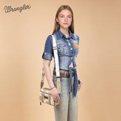Wrangler Cow Print Crossbody Bag