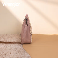 Wrangler Sherpa Aztec Canvas Crossbody