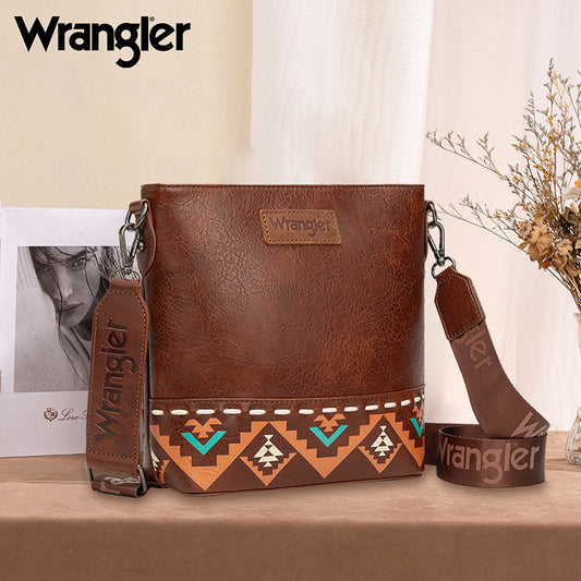 Wrangler Aztec Print Crossbody Bag