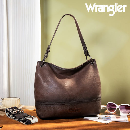 Wrangler Vegan Leather Hobo Bag