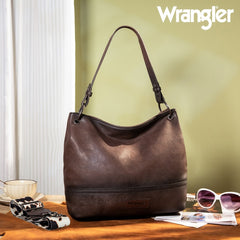 Wrangler Vegan Leather Hobo Bag