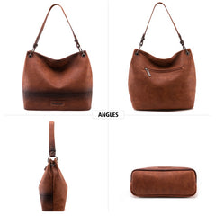 Wrangler Vegan Leather Hobo Bag