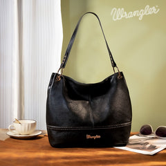 Wrangler Vegan Leather Hobo Bag