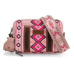 Wrangler Aztec Printed Crossbody Purse