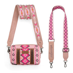 Wrangler Aztec Printed Crossbody Purse
