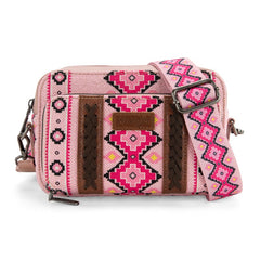 Wrangler Aztec Printed Crossbody Purse