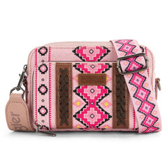 Wrangler Aztec Printed Crossbody Purse