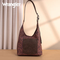 Wrangler Vintage Floral Printed Hobo Bag