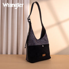 Wrangler Vintage Floral Printed Hobo Bag