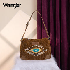 Wrangler Sherpa Aztec Sherpa Hobo Bag
