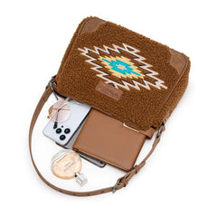 Wrangler Sherpa Aztec Sherpa Hobo Bag