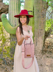 Wrangler Embossed Top Handle Crossbody