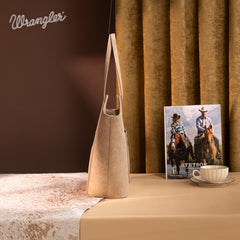 Wrangler Aztec Embroidered Tote Bag