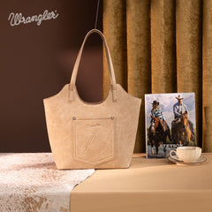 Wrangler Aztec Embroidered Tote Bag