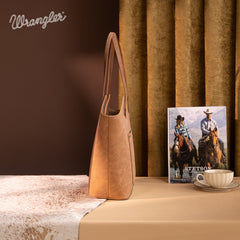 Wrangler Aztec Embroidered Tote Bag