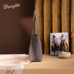 Wrangler Aztec Embroidered Tote Bag