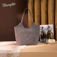 Wrangler Aztec Embroidered Tote Bag