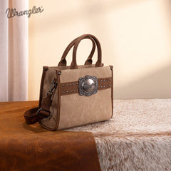 Wrangler Southwestern Feature Buckle Tote Bag