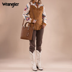 Wrangler Top Handle Tote Bag Detachable Key Ring Card Holder