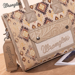Wrangler Aztec Concealed Carry Canvas Tote