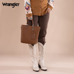 Wrangler Top Handle Tote Bag Detachable Key Ring Card Holder