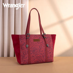 Wrangler Vintage Floral Printed Large Tote Bag