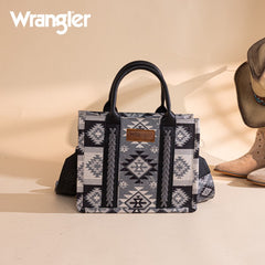 Wrangler Aztec Pattern Dual Sided Print Tote Bag