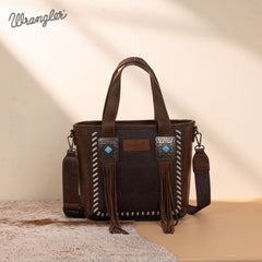 Wrangler Tooled Fringe Concealed Carry Purse