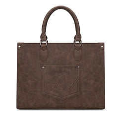 Wrangler Western All-over Leopard Print Wide Tote Bag