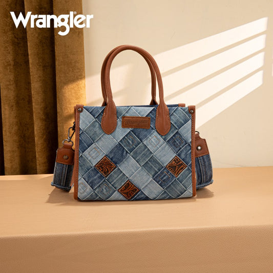 Wrangler Woven Denim Concealed Carry Tote Set