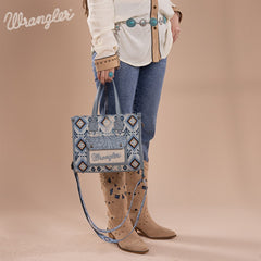 Wrangler Aztec Concealed Carry Canvas Tote