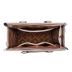 Wrangler Leopard Whipstitch Concealed Carry Tote Bag