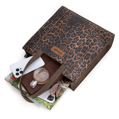 Wrangler Western All-over Leopard Print Tote Bag