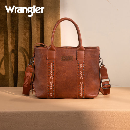 Wrangler Carry-All Aztec Expandable Crossbody Tote