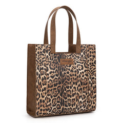 Wrangler Western All-over Leopard Print Tote Bag